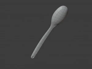 Colher de pau Modelo 3D
