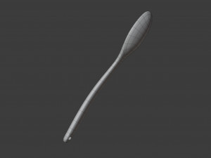 Wooden spoon Modelo 3D