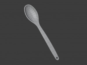 Wooden spoon Modelo 3D