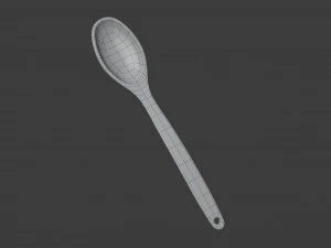 Colher de pau Modelo 3D