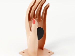 hand shaped soap dish 3D 모델