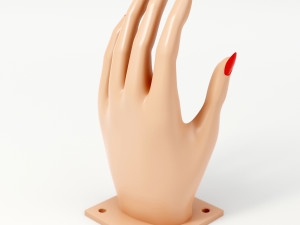 hand shaped soap dish 3D 모델