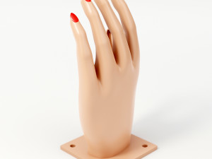 hand shaped soap dish 3D 모델