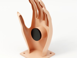 hand shaped soap dish 3D 모델