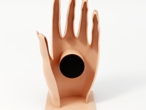 hand shaped soap dish 3D 모델