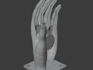 hand shaped soap dish 3D 모델