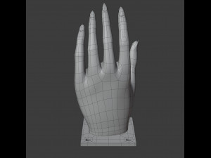 hand shaped soap dish 3D 모델