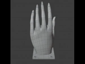 hand shaped soap dish 3D Model