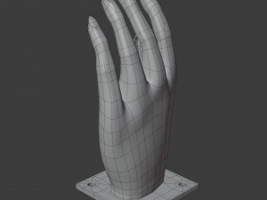 hand shaped soap dish 3D 모델