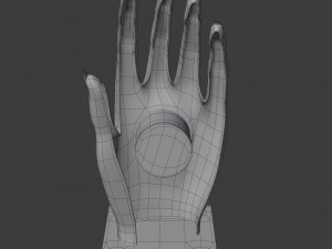 hand shaped soap dish 3D 모델
