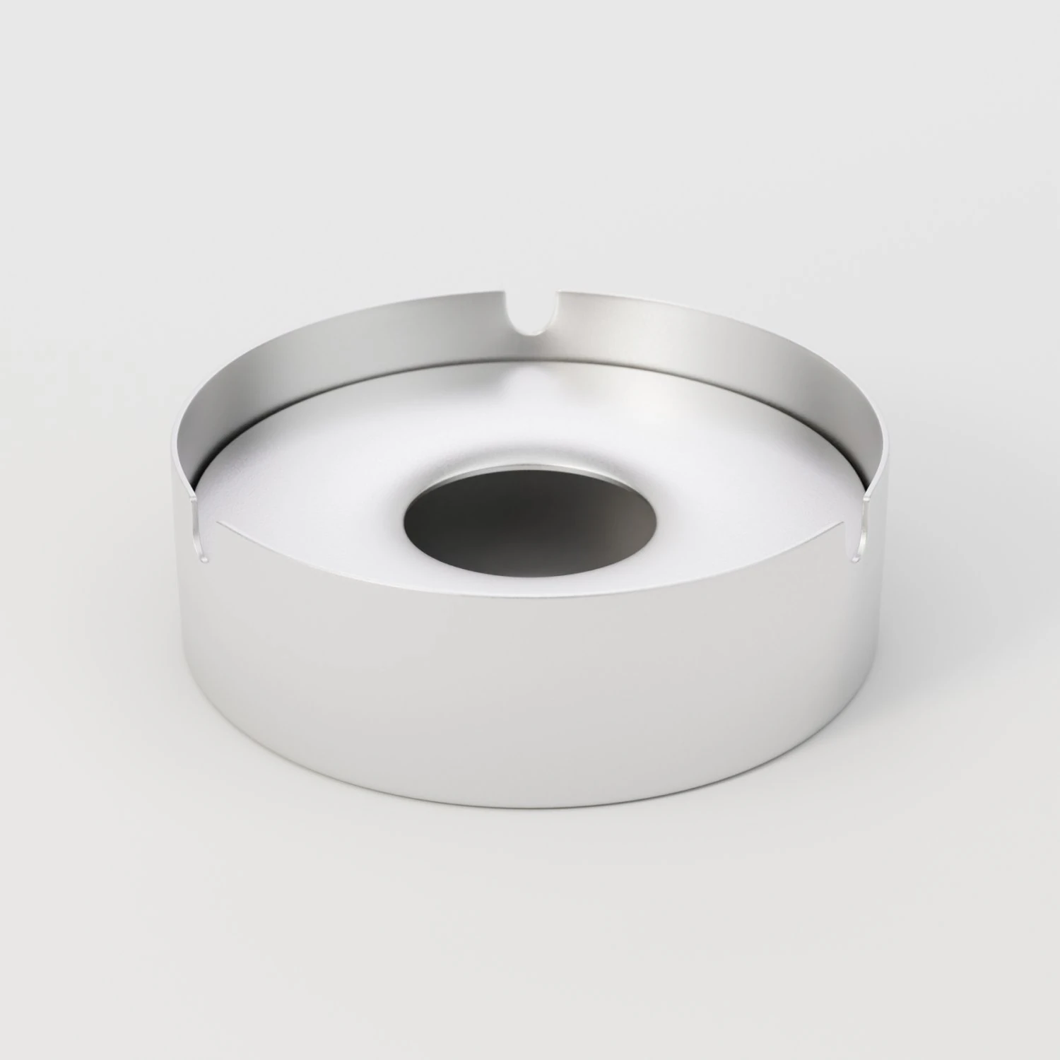 metal ashtray 3D Model .c4d .max .obj .3ds .fbx .stl .blend