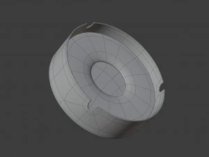 metal ashtray 3D Model
