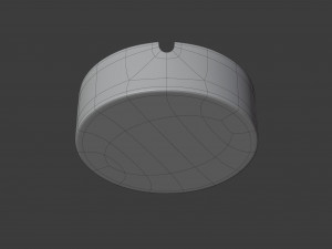 metal ashtray 3D Model