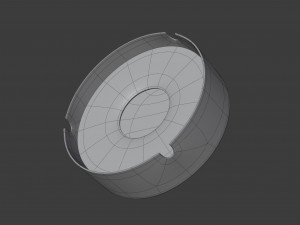 metal ashtray 3D Model