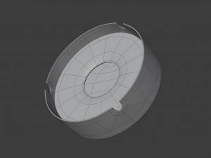metal ashtray 3D Model