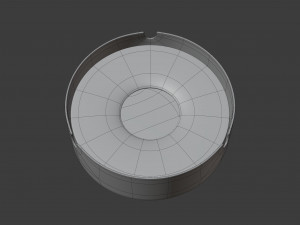 metal ashtray 3D Model