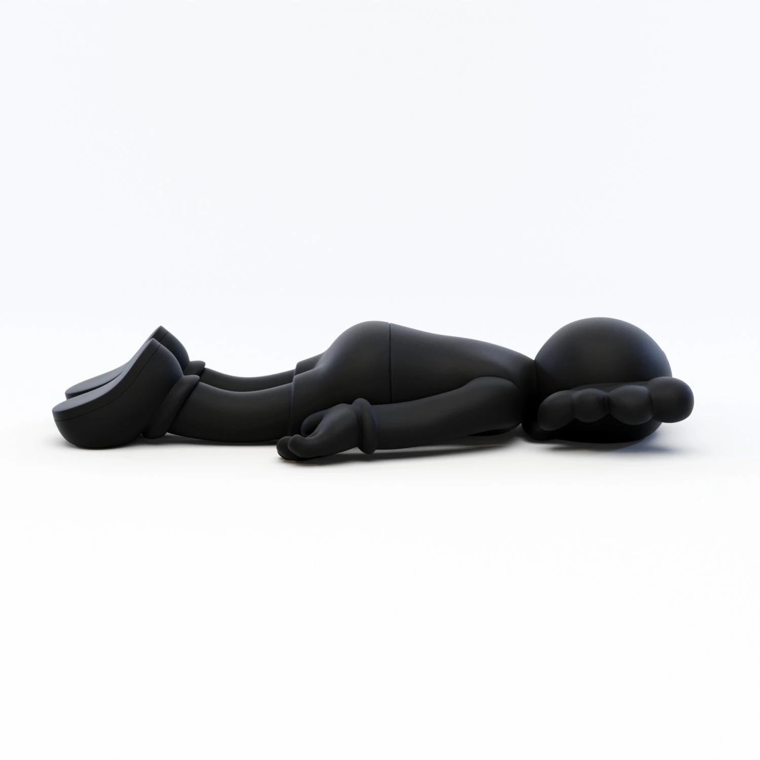 kaws face down companion 3D Model .c4d .max .obj .3ds .fbx .stl .blend 
