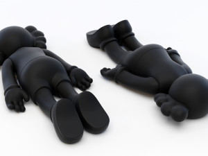 kaws face down companion Modèle 3D