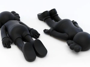 kaws face down companion 3D Model