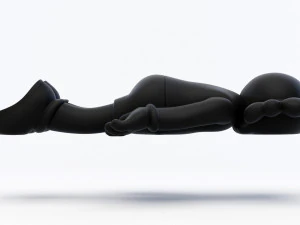 kaws face down companion 3D Model