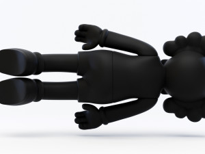 kaws face down companion Modèle 3D