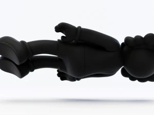 kaws face down companion 3D Model