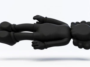kaws face down companion 3D Model