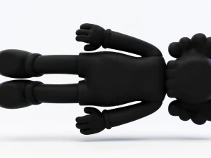 kaws face down companion 3D Model