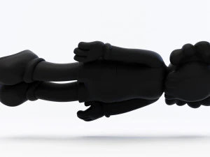 kaws face down companion 3D Model