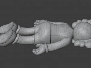 kaws face down companion 3D Model