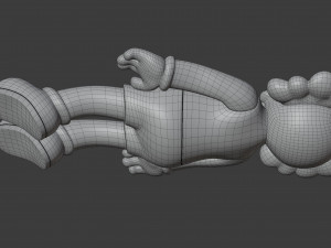 kaws face down companion Modèle 3D