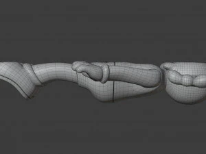 kaws face down companion 3D Model
