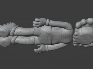 kaws face down companion Modèle 3D