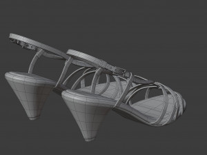 python print sandal 3D-Modell