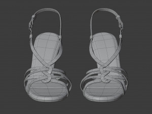 python print sandal 3D-Modell