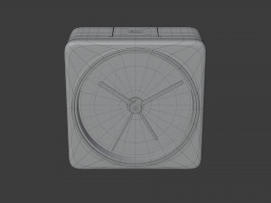 off-white braun bc0 clock 3D Model