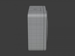 off-white braun bc0 clock 3D Model