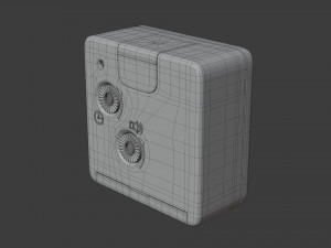 off-white braun bc0 clock 3D Model