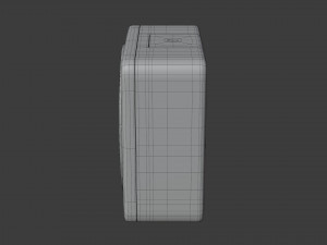 off-white braun bc0 clock 3D Model
