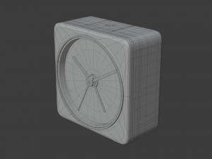 off-white braun bc0 clock 3D Model