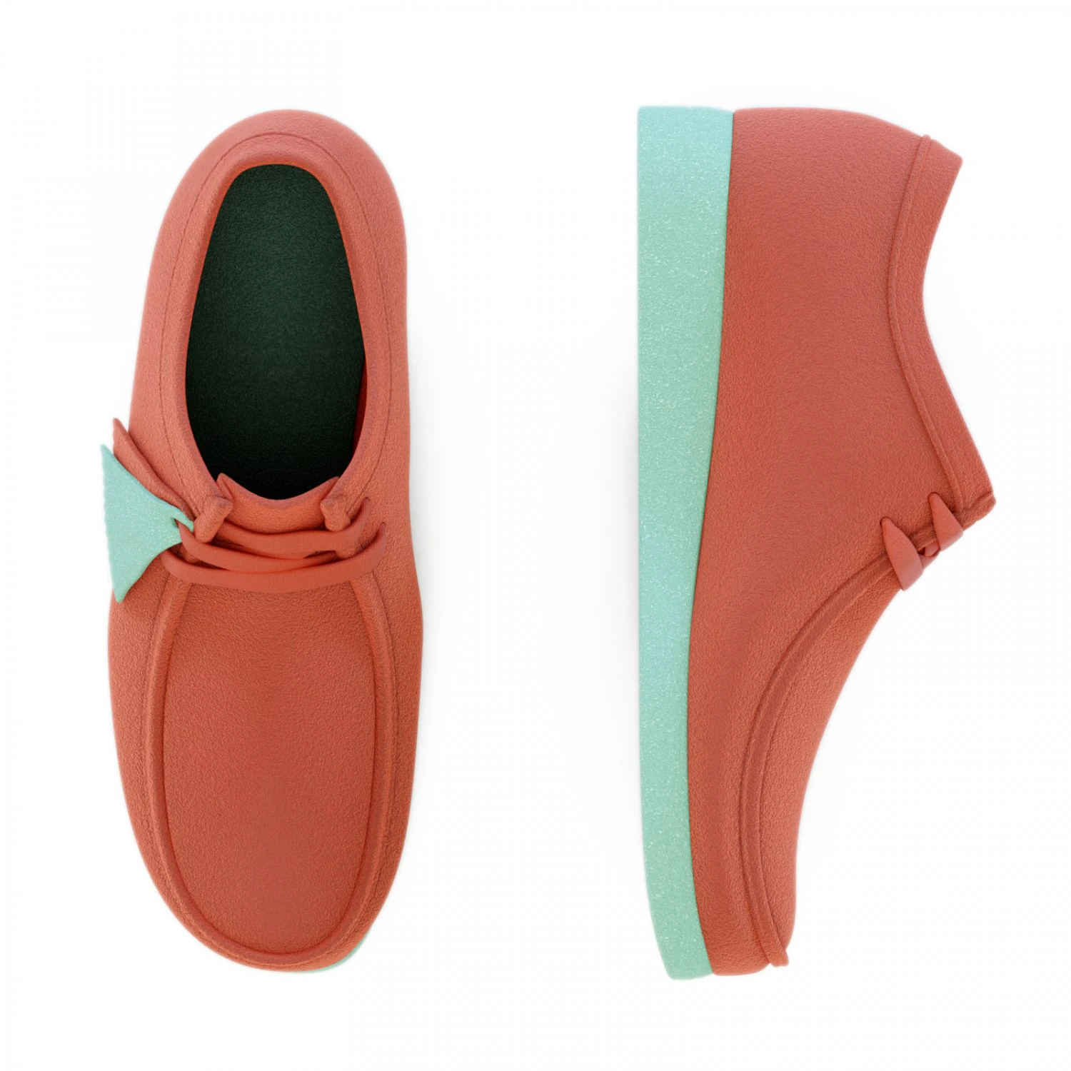 clarks originals wallabee coral combination 3D Model .c4d .max .obj .3ds .fbx .stl .blend 