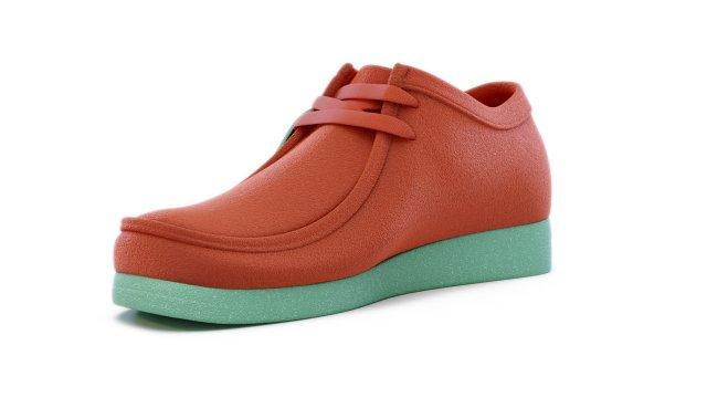 Clarks store wallabee coral