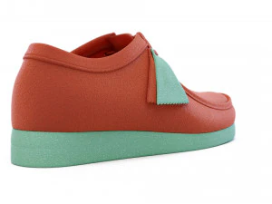 clarks originals wallabee coral combination 3D Model