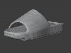 yeezy slide Modello 3D