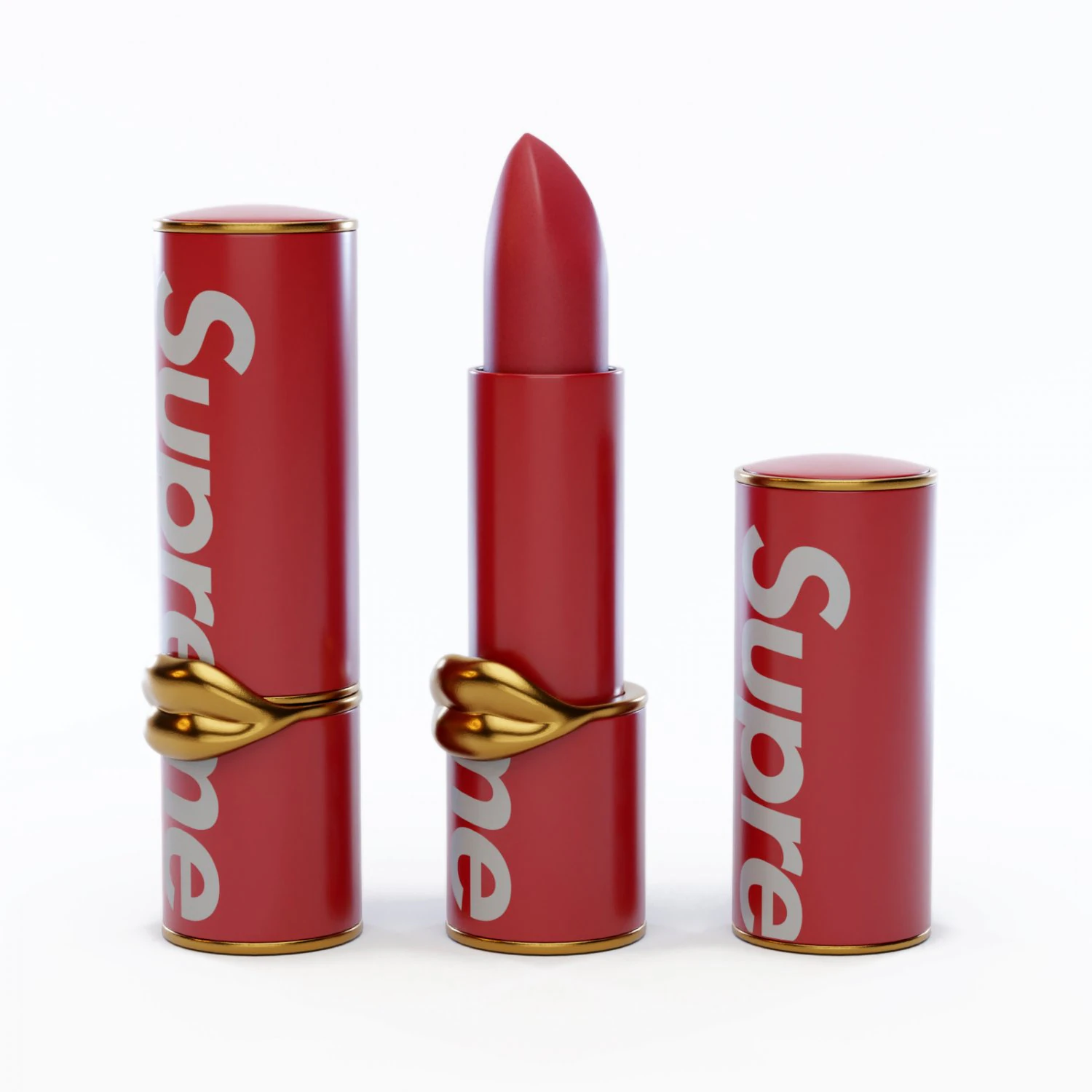 supreme matte trance lipstick 3D Model .c4d .max .obj .3ds .fbx .stl .blend
