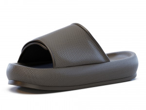yeezy fabric slippers 3D Model