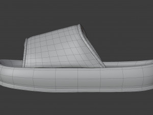 yeezy fabric slippers 3D Model