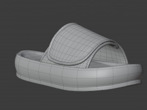 yeezy fabric slippers 3D Model