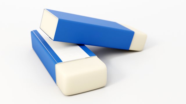 eraser 3D Model .c4d .max .obj .3ds .fbx .stl .blend 