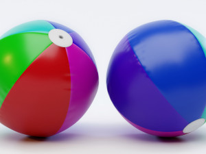 beach ball 3Dモデル